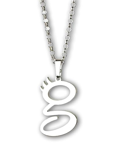 Colgante de Plata 'Tremending girls' con chapa y tarjeta firmada por Lara.